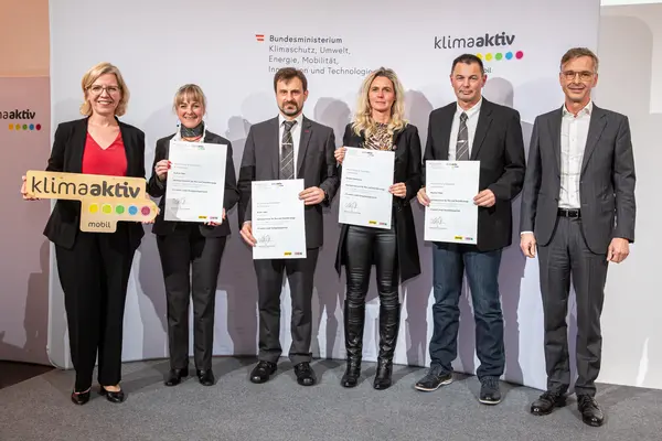 Auszeichnungsveranstaltung Kompetenzpartner von klimaaktiv
