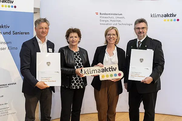 Auszeichnung klimaaktiv Gebäude aus der Steiermark