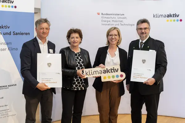 Auszeichnung klimaaktiv Gebäude aus der Steiermark