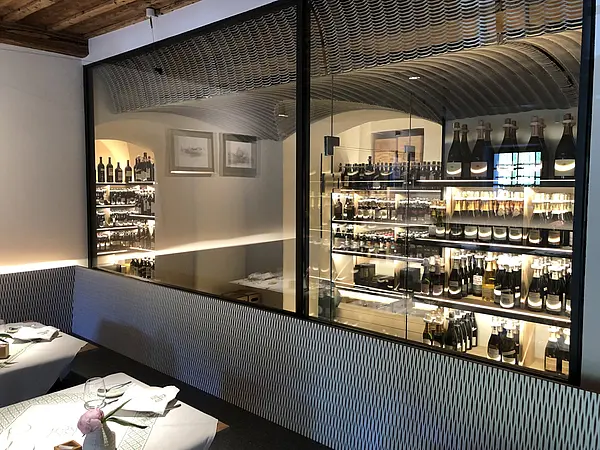 Weinkeller des Restaurants. 