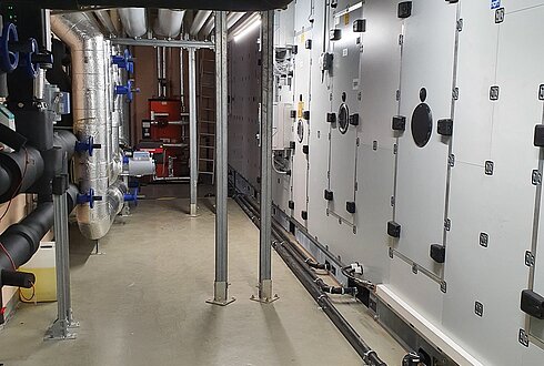 Einkopplung Kreislaufverbundsystem in Lüftungsanlage