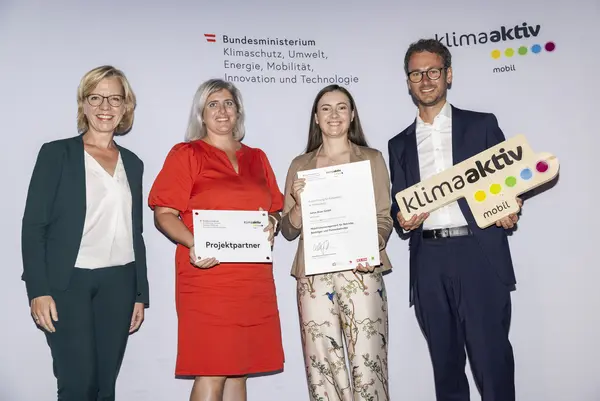 Auszeichnung klimaaktiv mobil Projektpartner:innen