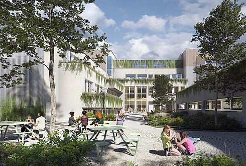 Reichsapfelgasse - Schule - Bestand