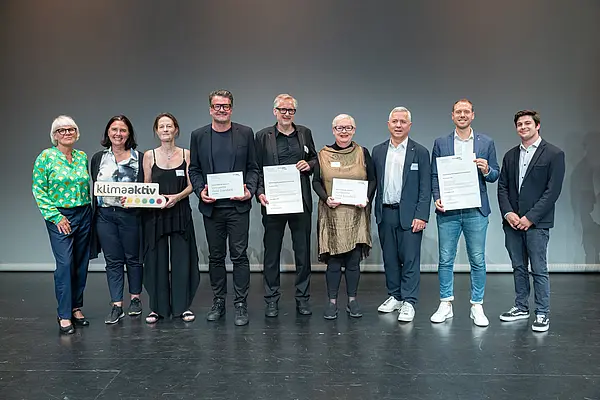 Darauf bauen wir: Sanierung und klimafitte Gebäude für die Zukunft! Auszeichnungsveranstaltung von klimaaktiv, ÖGNB und AGPB Gebäuden