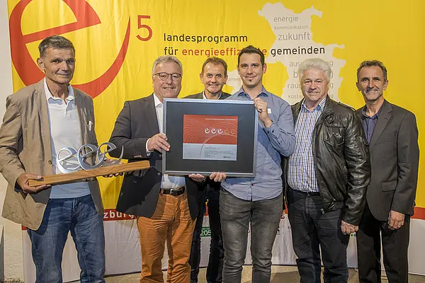 im Bild: Gemeinde St. Martin a.T.: Georg Gappmaier, Heinrich Schellhorn, Josef Dygruber, Martin Kainhofer, Thomas Ramsauer, Helmut Strasser