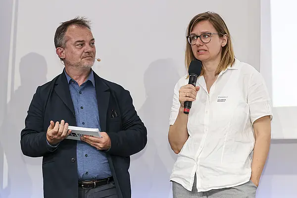 Robert Lechner (ÖGNB), Ulla Unzeitig (RENOWAVE)