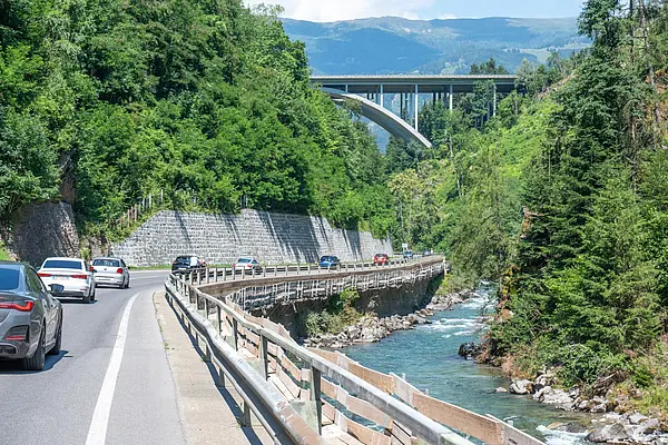 Baustelle Radweg Lieserschlucht zwischen Spittal/Drau und Seeboden
