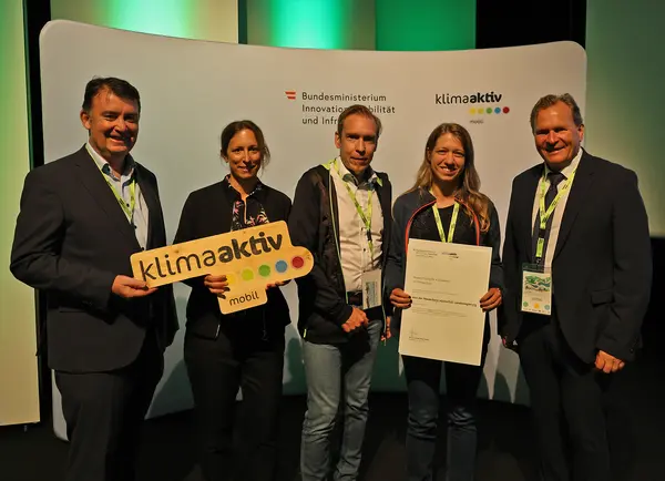 Im Bild:  Christof Dauda, Anna Fink (alle Amt der Niederösterreichischen Landesregierung)  Erich Rohrmoser (Vertreter des Österreichischen Städtebundes) Martin Huber (Vertreter des Österreichischen Gemeindebundes) Wiebke Unbehaun (BMIMI)