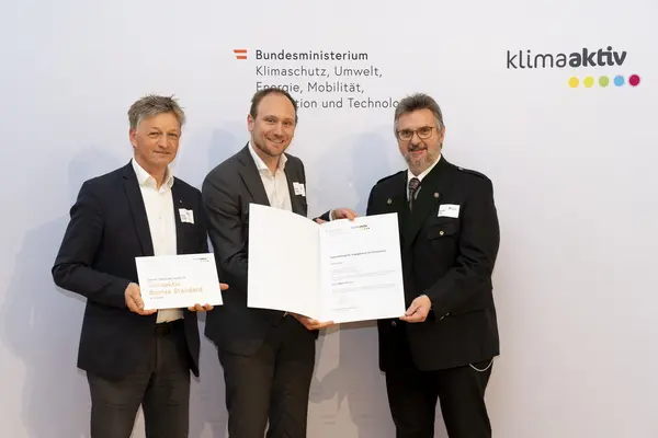 Auszeichnung klimaaktiv Gebäude aus der Steiermark