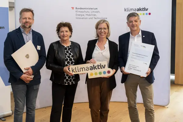 Auszeichnung klimaaktiv Gebäude aus der Steiermark