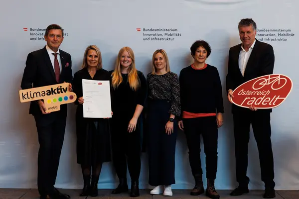 Auszeichnungsveranstaltung Österreich radelt Wien 2025 