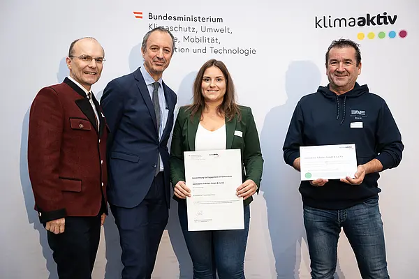 klimaaktiv Betriebe Auszeichnung 2024