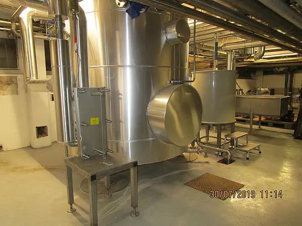 Anlagenansicht, Wärmerückgewinnung Berglandmilch