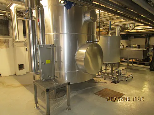 Anlagenansicht, Wärmerückgewinnung Berglandmilch