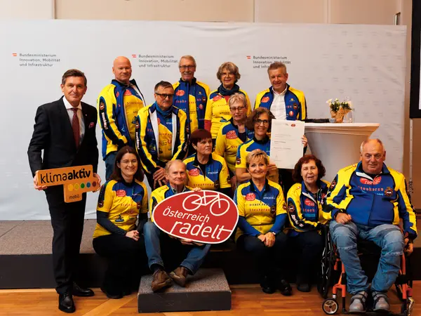 Auszeichnungsveranstaltung Österreich radelt Wien 2025 