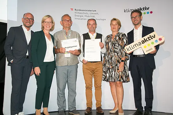 Auszeichnung klimaaktiv mobil Projektpartner:innen