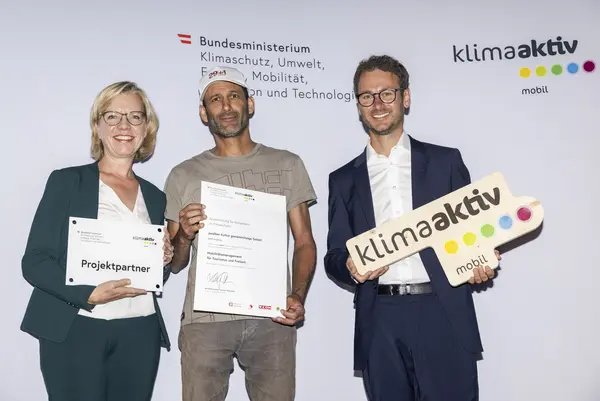 Auszeichnung klimaaktiv mobil Projektpartner:innen