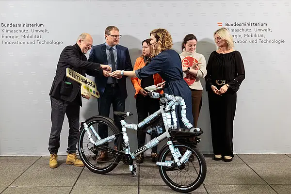 Auszeichnung Bundessieger "Österreich radelt"