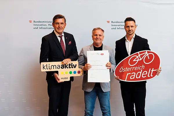 Auszeichnungsveranstaltung Österreich radelt Wien 2025 