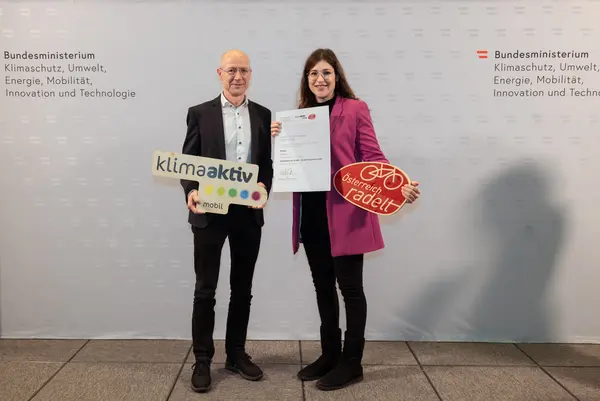 Auszeichnung Bundessieger "Österreich radelt"