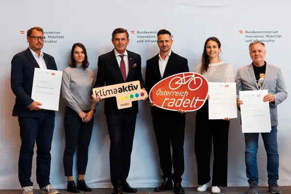Auszeichnungsveranstaltung Österreich radelt Wien 2025 