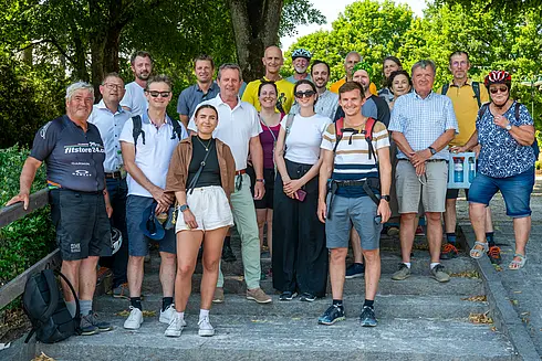 Gruppenbild Anlegestelle Seenixe