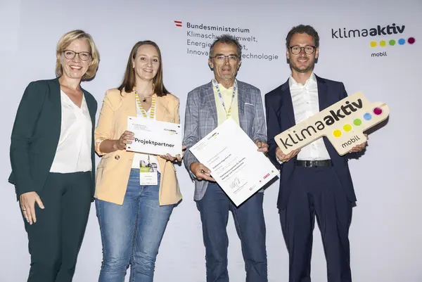 Auszeichnung klimaaktiv mobil Projektpartner:innen