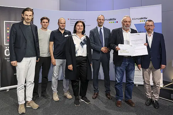 Ausgezeichnetes Projekt: BOKU Ilse Wallentin Haus, 1190 Wien<br /> Fertigstellung, 965 von 1000 klimaaktiv Punkten, klimaaktiv GOLD<br /><br /> Bauherrschaft: Bundesimmobiliengesellschaft m.b.H.<br /> Architektur: Arge Delta Projekte GmbH und SWAP Architekten ZT GmbH<br /> Haustechnik: teamgmi Ingenieurbüro GmbH Österreich Bauphysik & klimaaktiv<br /> Consultant: IBO – Österreichisches Institut für Bauen und Ökologie GmbH
