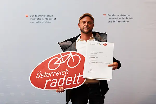 Auszeichnungsveranstaltung Österreich radelt Wien 2025 