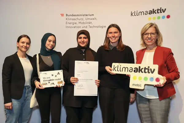 klimaaktiv mobil Auszeichnung für Bildungs- und Jugendeinrichtungen am 30.11.2023