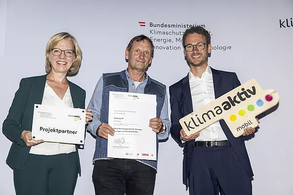 Auszeichnung klimaaktiv mobil Projektpartner:innen