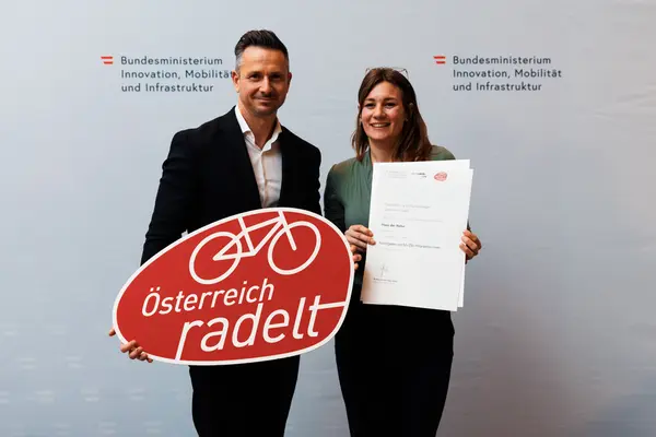 Auszeichnungsveranstaltung Österreich radelt Wien 2025 