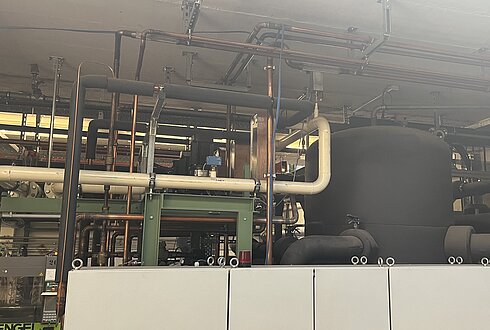 Wärmetauscher und Pumpen der Wärmerückgewinnung