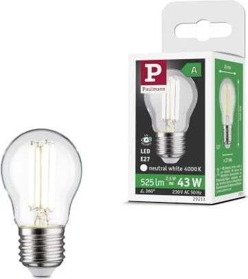 Paulmann Eco-Line Filament LED Tropfen E27 2.5W/840